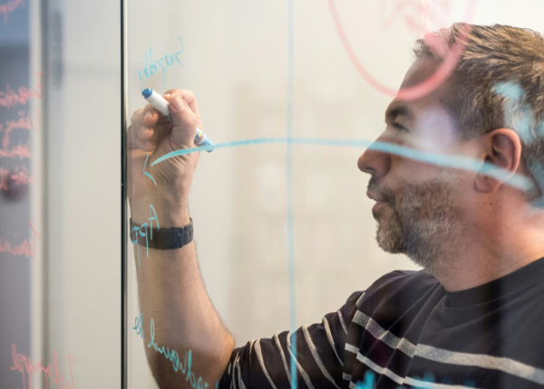 Meeting mit Brainstorming